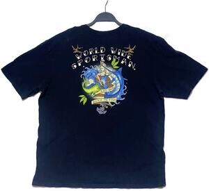 Born To Fish T-Shirt Men's Size XL Short Sleeve Black World Wide Sportsman